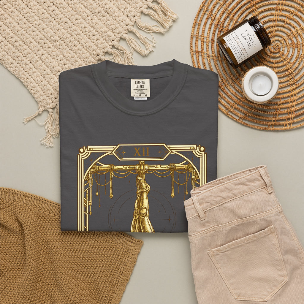 The Hanged Man Tarot T-Shirt — Future Arcana Comfort Colors Graphic Tee