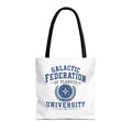 Galactic Federation University Tote Bag — Sci‑Fi College Logo Tote - Mutantur Labs LLC