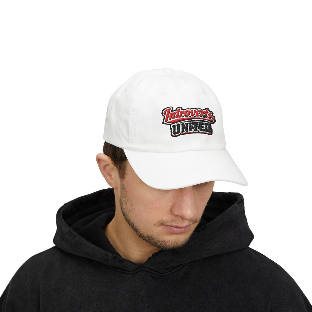 Introverts United Dad Cap | Embroidered Baseball Hat - Mutantur Labs LLC
