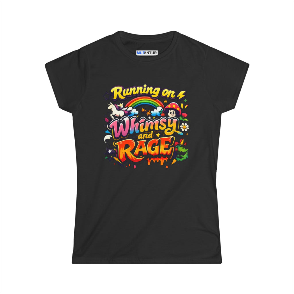Running on Whimsy and Rage Tee - Mutantur Labs LLC