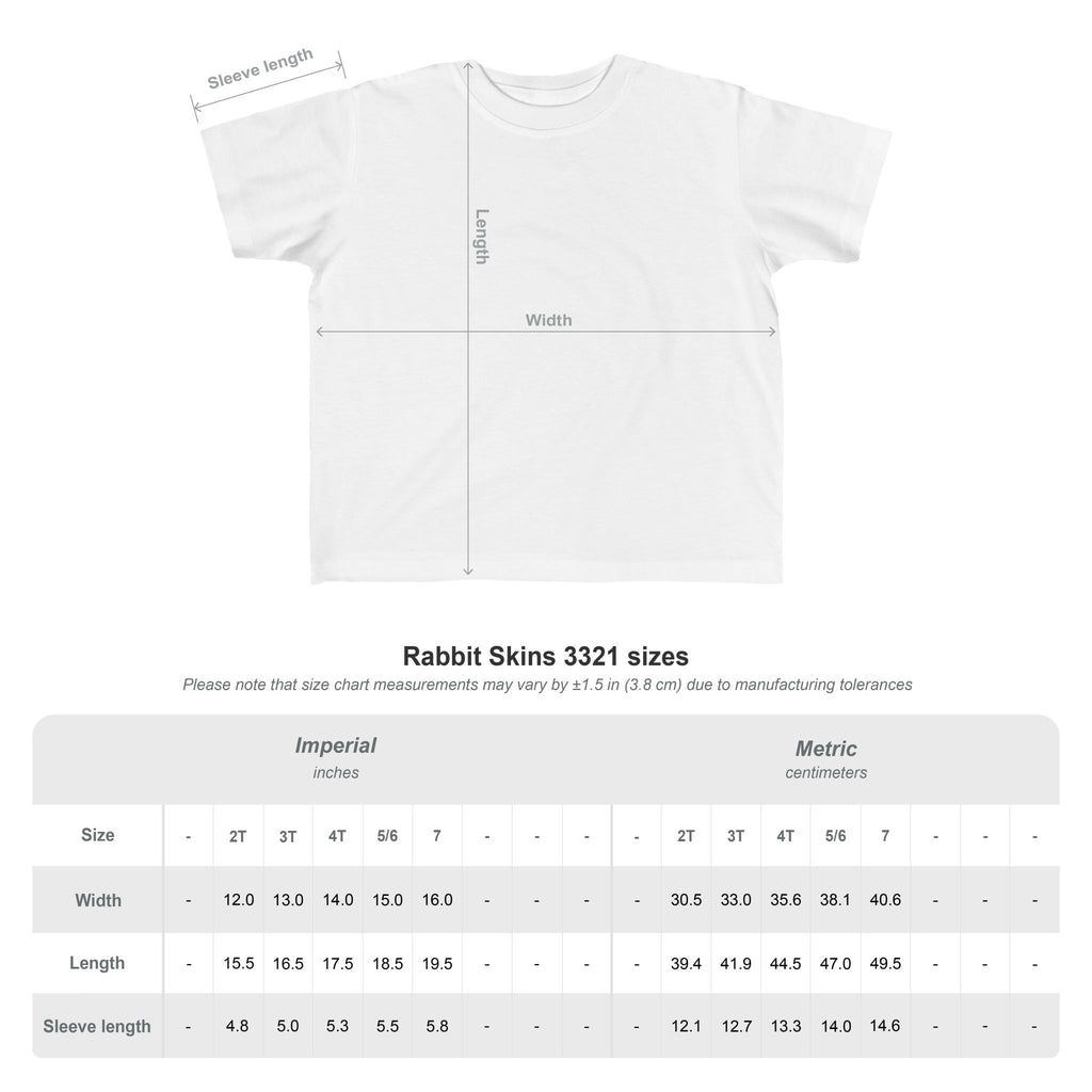 Tiny Human Big Mission Toddler T-Shirt — Colorful Sci-Fi Kids Graphic Tee