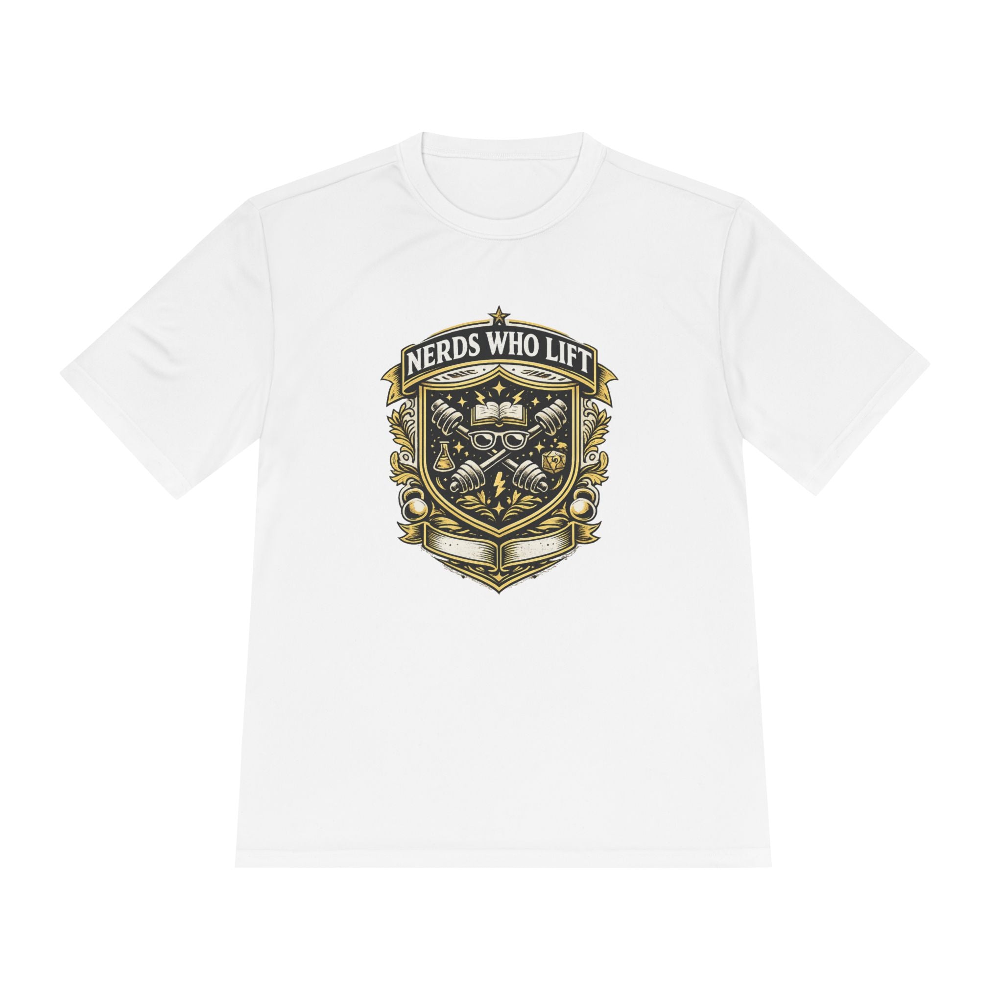 Nerds Who Lift Unisex Moisture Wicking Tee - Mutantur Labs LLC