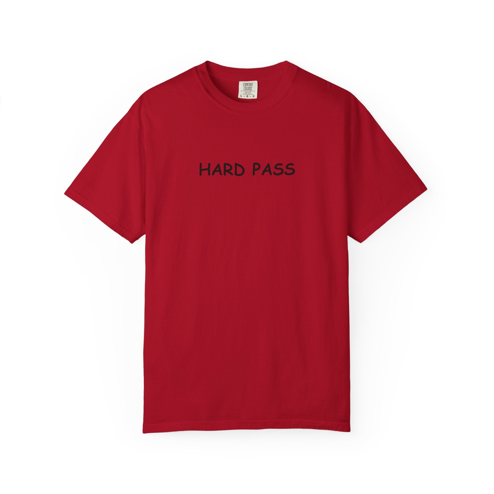 Hard Pass T-Shirt — Minimalist Graphic Comfort Colors tee - Mutantur Labs LLC
