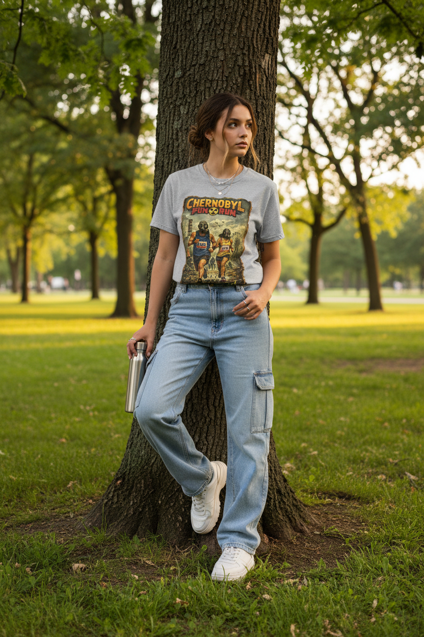 Chernobyl Fun Run T‑Shirt — Get a Healthy Glow Retro Nuclear Humor Tee - Mutantur Labs LLC