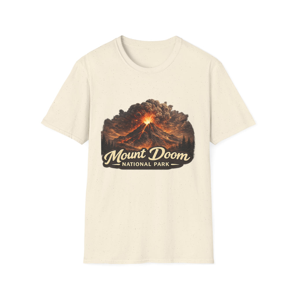 Mount Doom National Park T-Shirt — Volcanic Eruption Graphic Tee - Mutantur Labs LLC