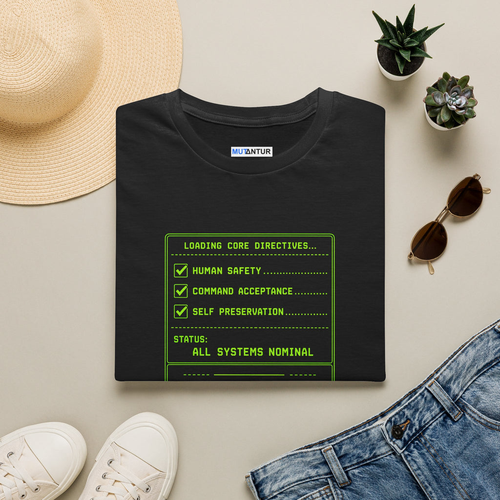 "All Systems Nominal" Retro Console Checklist Tee
