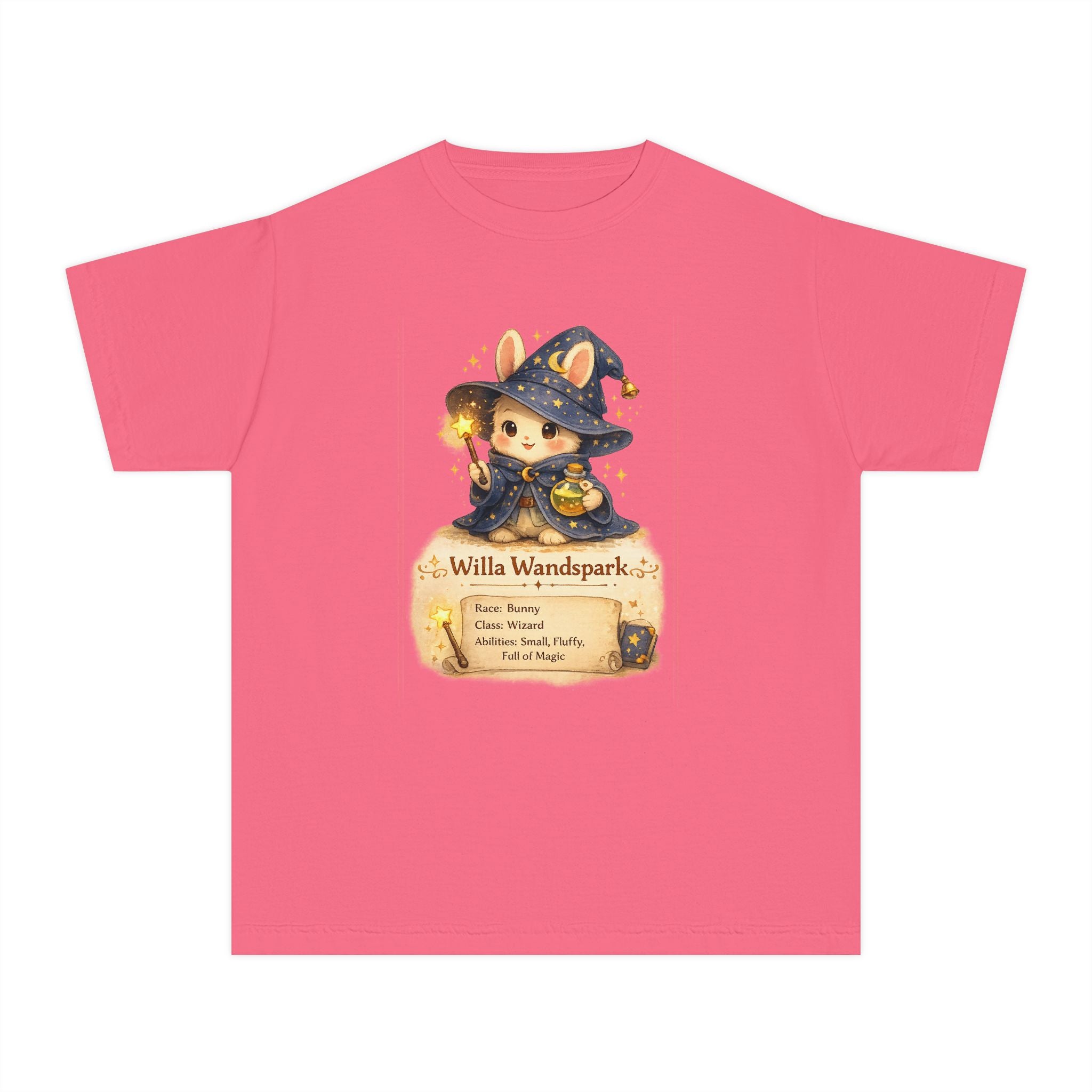 Willa Wandspark Kids Bunny Wizard Character T shirt