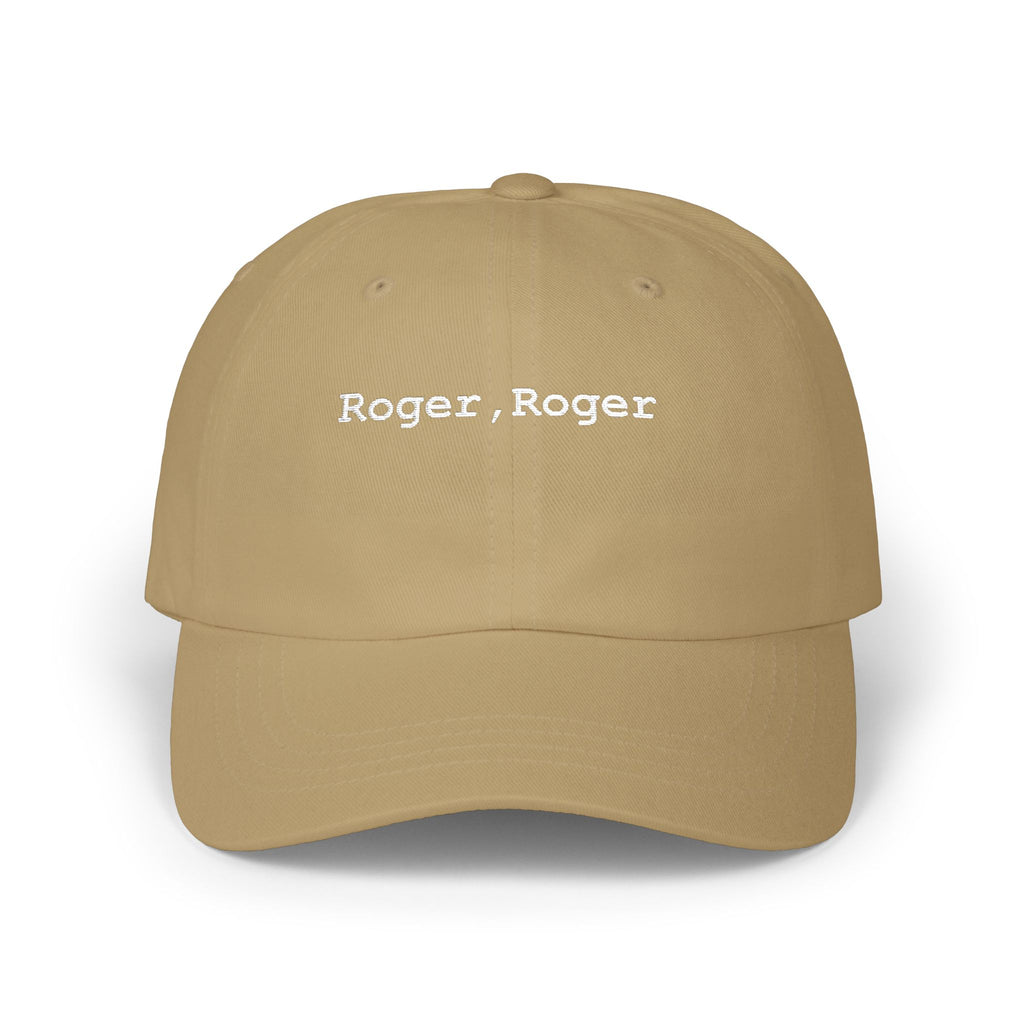 Roger, Roger Dad Cap Embroidered Airplane movie Phrase Baseball Hat - Mutantur Labs LLC