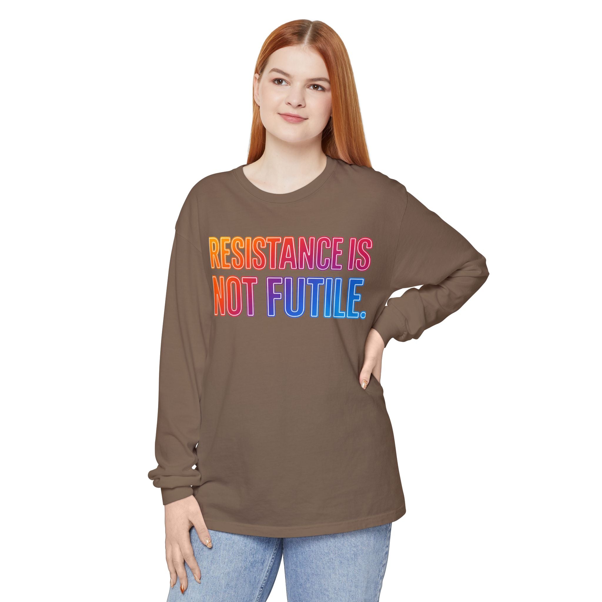 Resistance Is Not Futile Long Sleeve Tee – Rally for Freedom Shirt