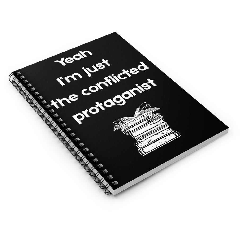 Conflicted Protagonist Notebook, Creative Writing Journal