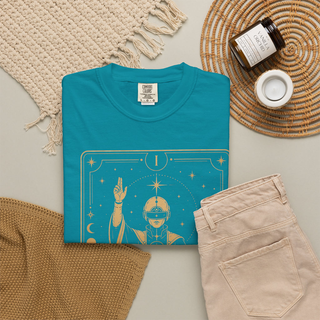 The Magician Tarot T-Shirt — Future Arcana Comfort Colors Graphic Tee