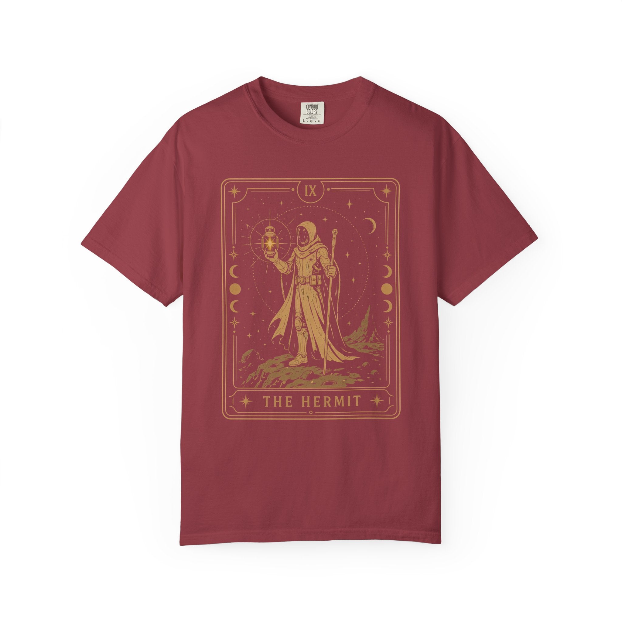 The Hermit Tarot T-Shirt | Comfort Colors Sci-Fi Tarot Graphic Tee