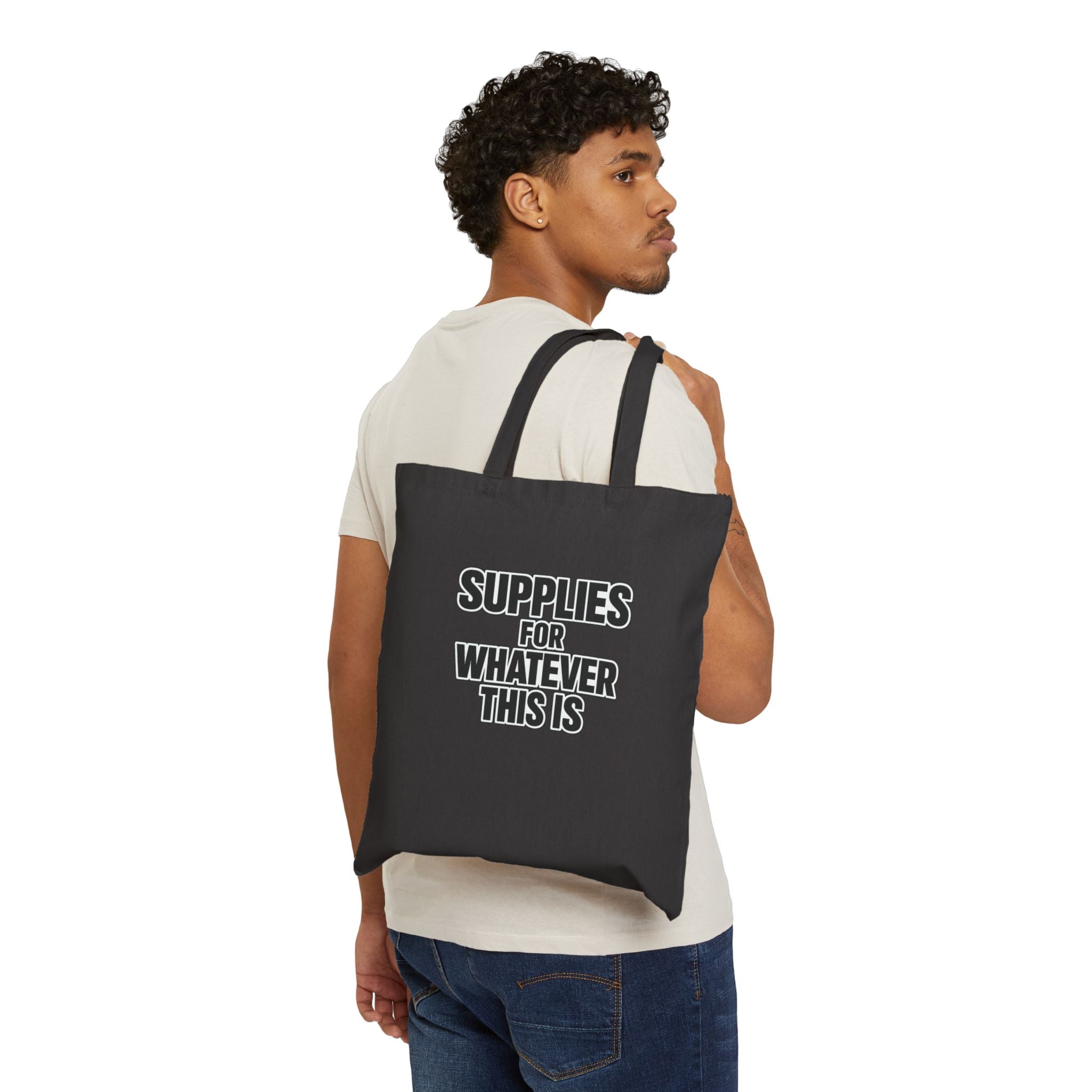Supplies For Whatever This Is Tote Bag | Canvas Eco-friendly reusable Grocery Market Bag - Mutantur Labs LLC