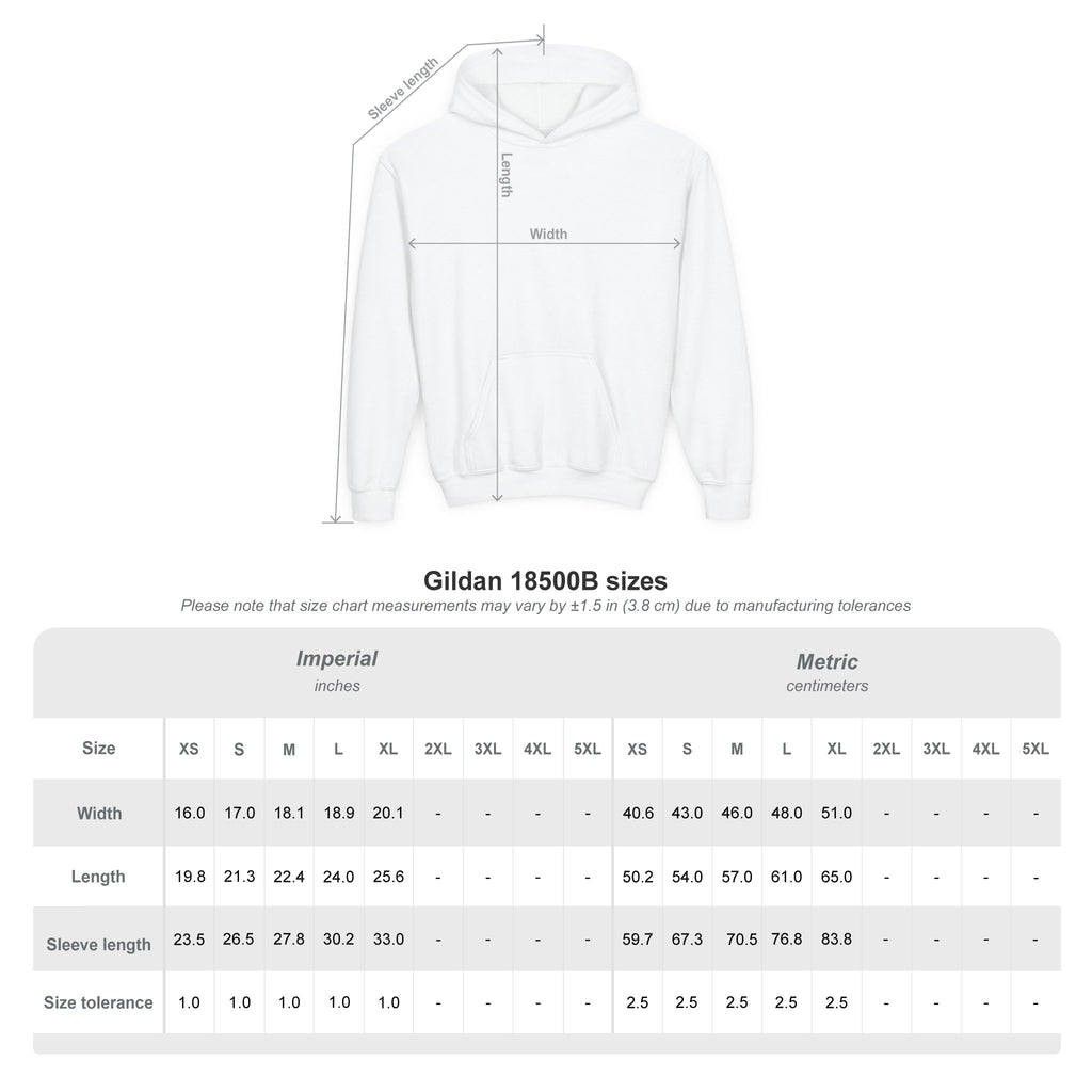 Youth Hoodie - Rainbow Tie-Dye Peace Sign Pullover - Mutantur Labs LLC