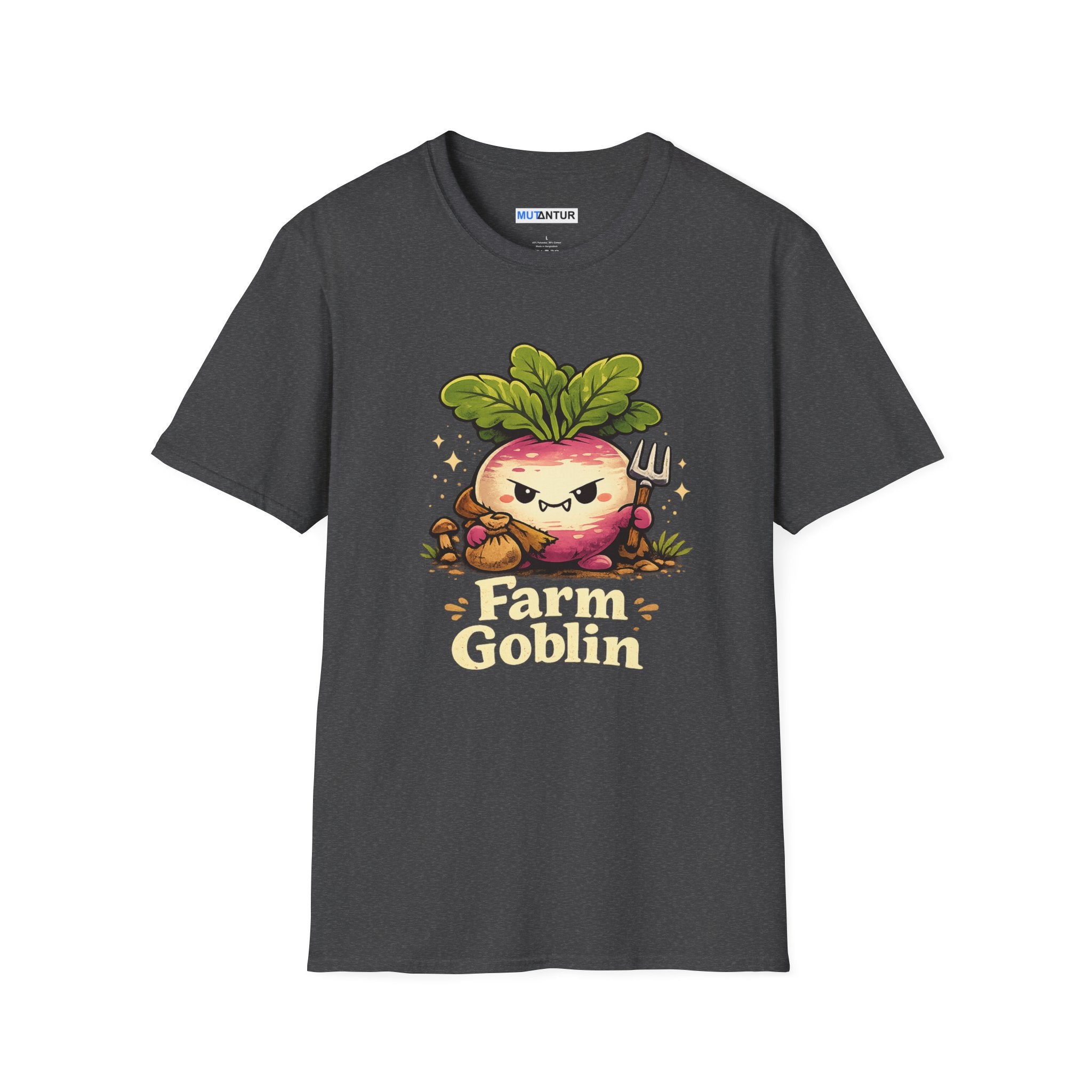 Cute Grumpy Turnip T-Shirt | Farm Goblin Gardening Tee | Funny Cottagecore Plant Lover Shirt - Mutantur Labs LLC