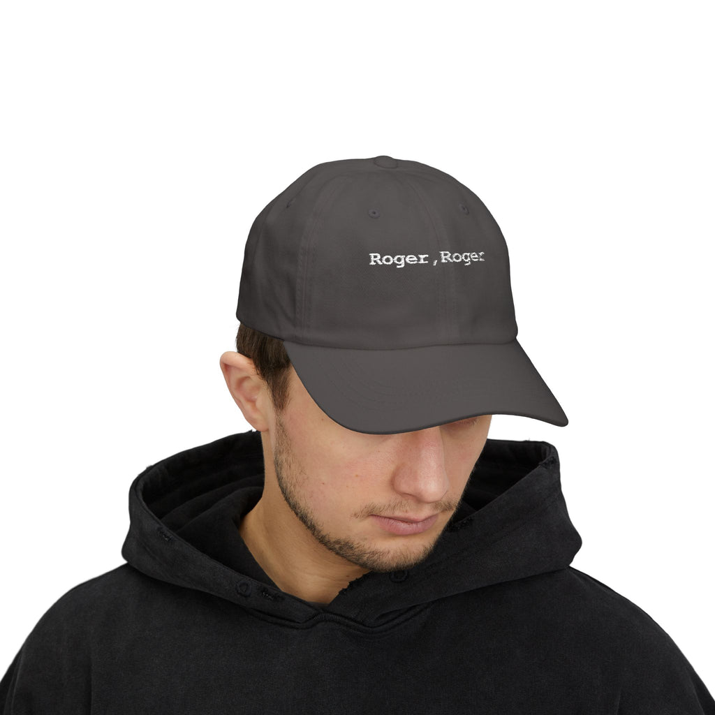 Roger, Roger Dad Cap Embroidered Airplane movie Phrase Baseball Hat - Mutantur Labs LLC