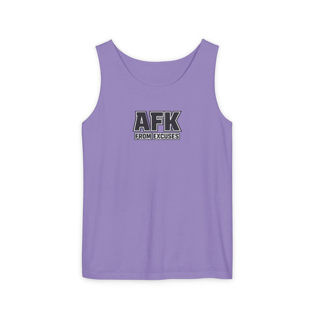 AFK From Excuses Tank Top — Funny Gamer Workout Comfort Colors Tank