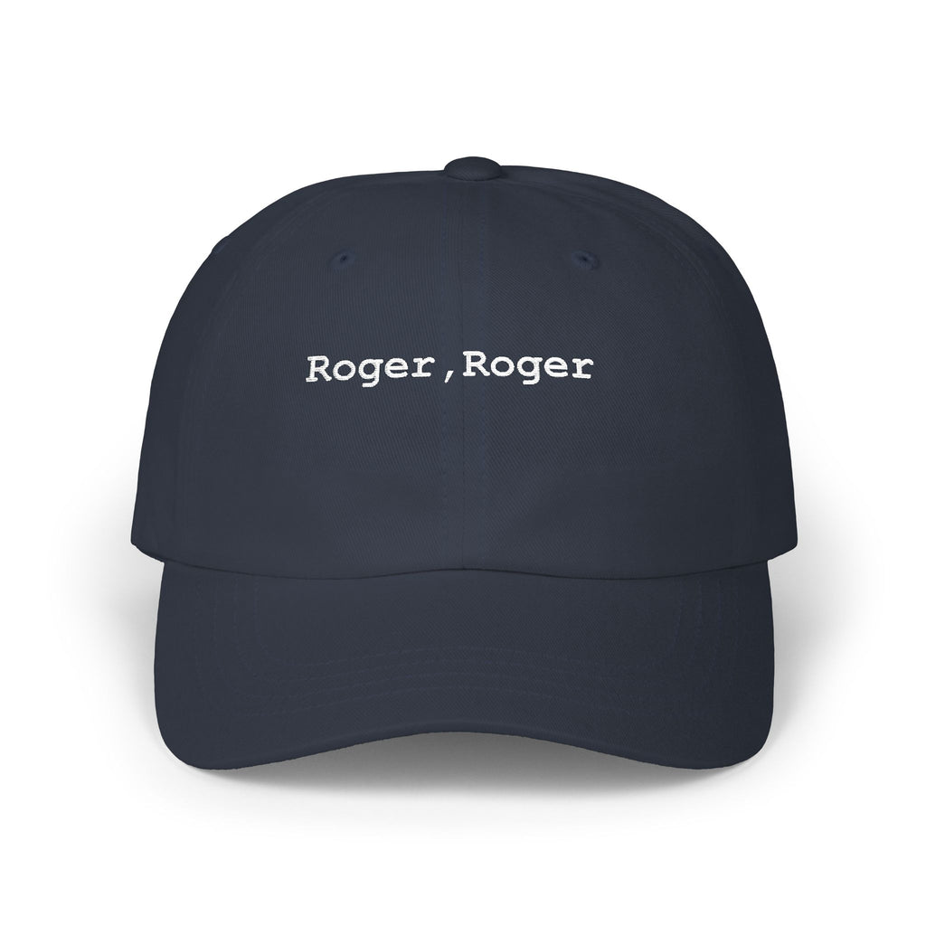 Roger, Roger Dad Cap Embroidered Airplane movie Phrase Baseball Hat - Mutantur Labs LLC