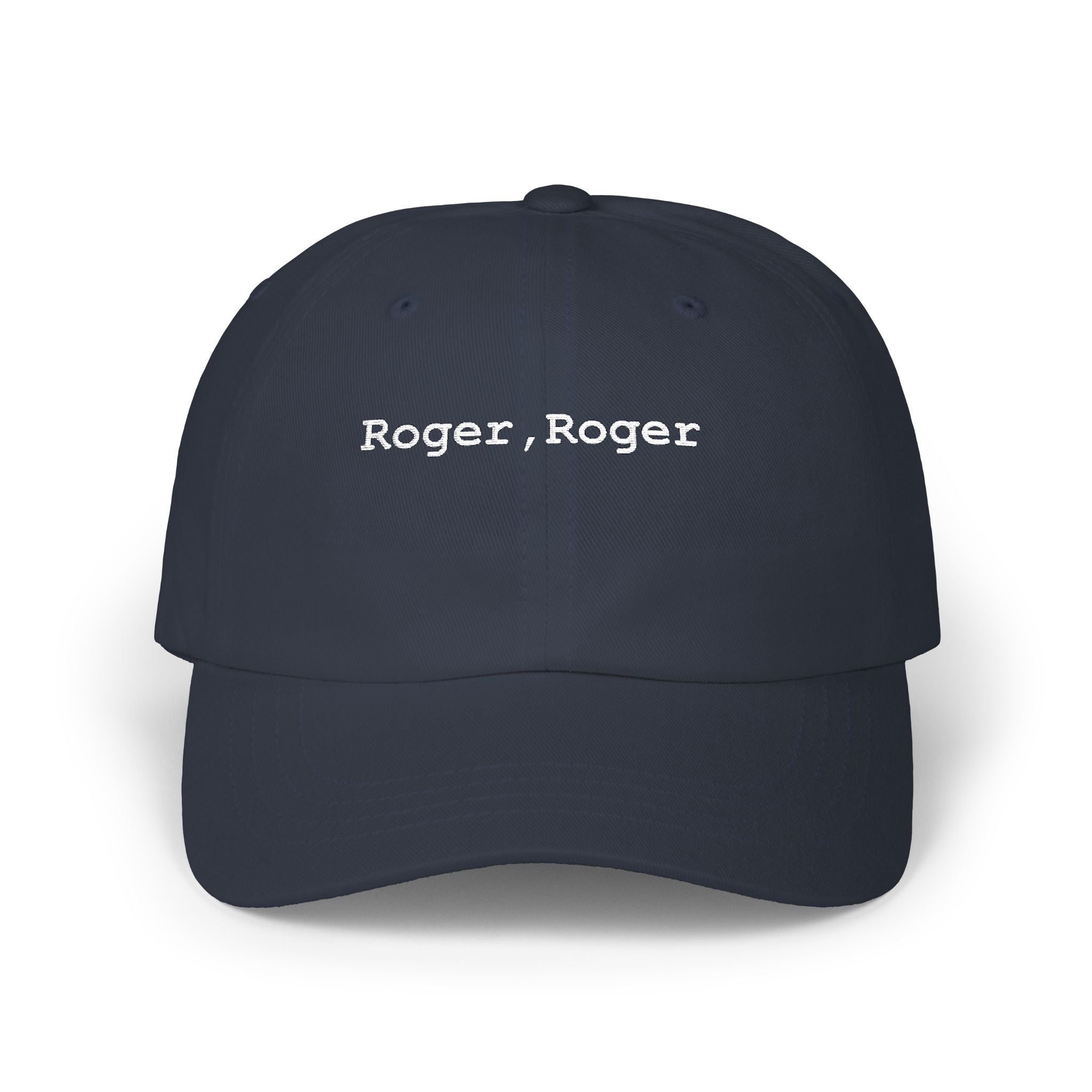 Roger, Roger Dad Cap Embroidered Airplane movie Phrase Baseball Hat - Mutantur Labs LLC