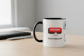 Upgrade Your Timeline Mug — This Timeline Is Temporary Funny Ceramic Coffee Cup - Mutantur Labs LLC