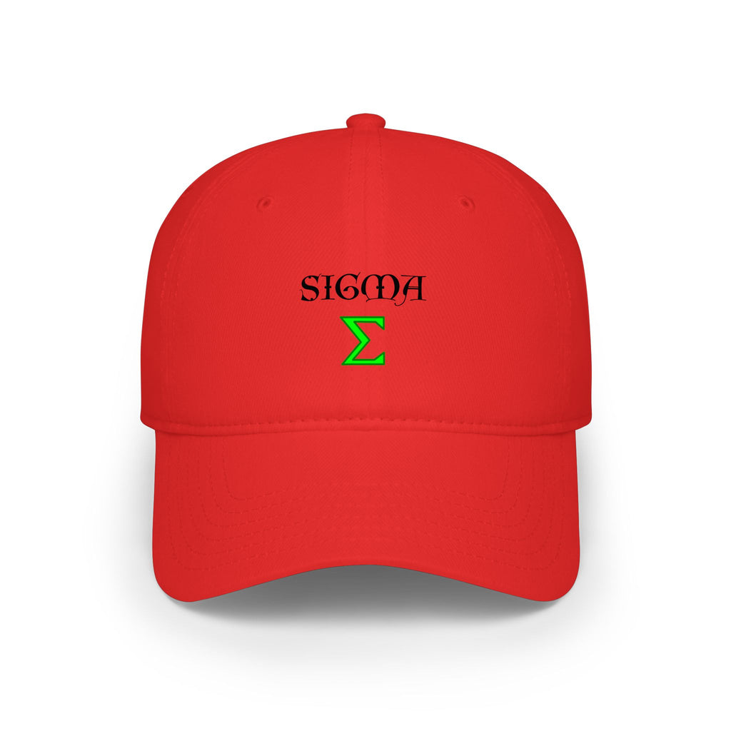 Sigma Baseball Cap – Greek Letter Σ Low-Profile Hat - Mutantur Labs LLC