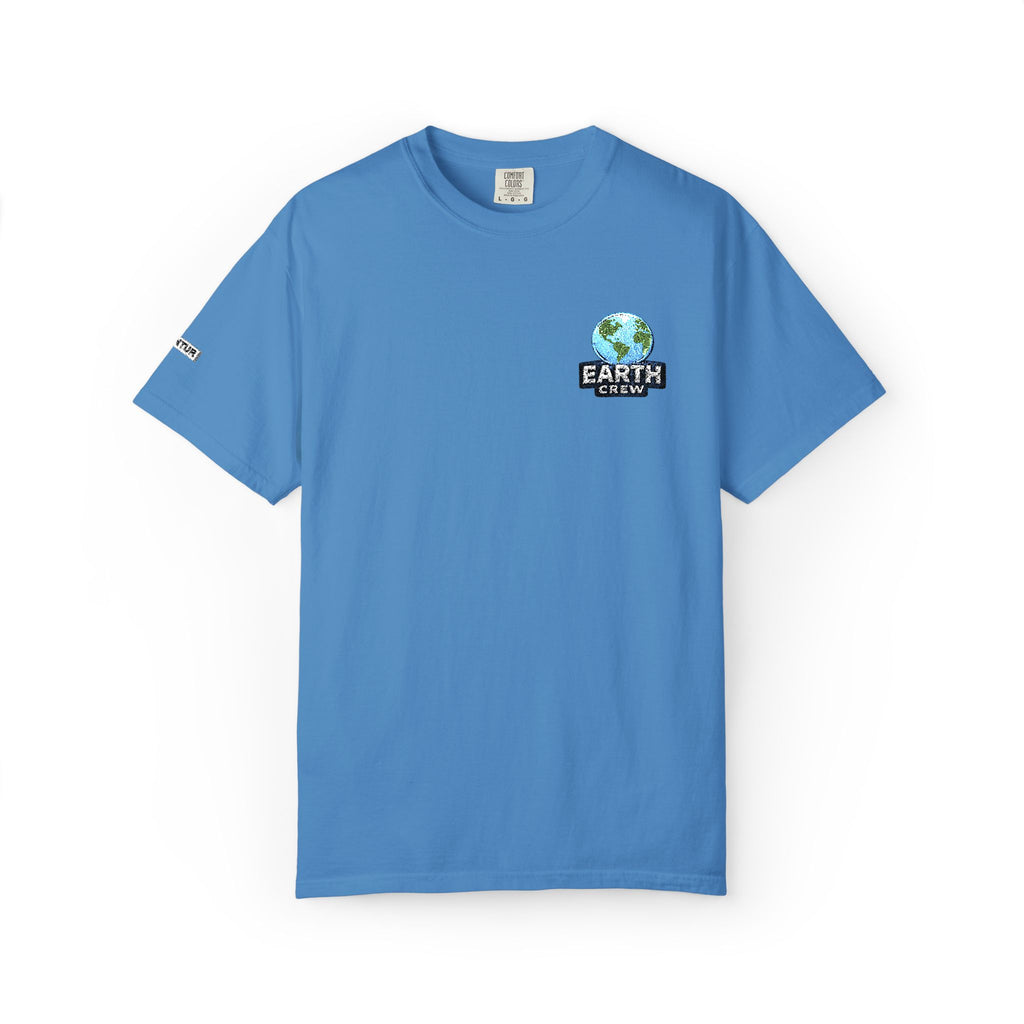 'Earth Crew' Embroidered Earth Comfort Colors Graphic Tee - Mutantur Labs LLC