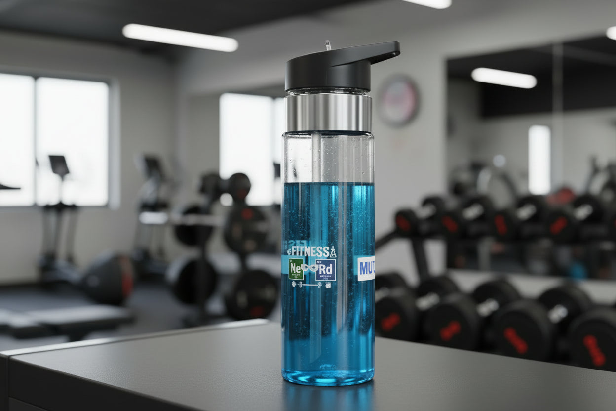 Fitness Nerd Sport Bottle — 20oz Tritan™ Water Bottle - Mutantur Labs LLC