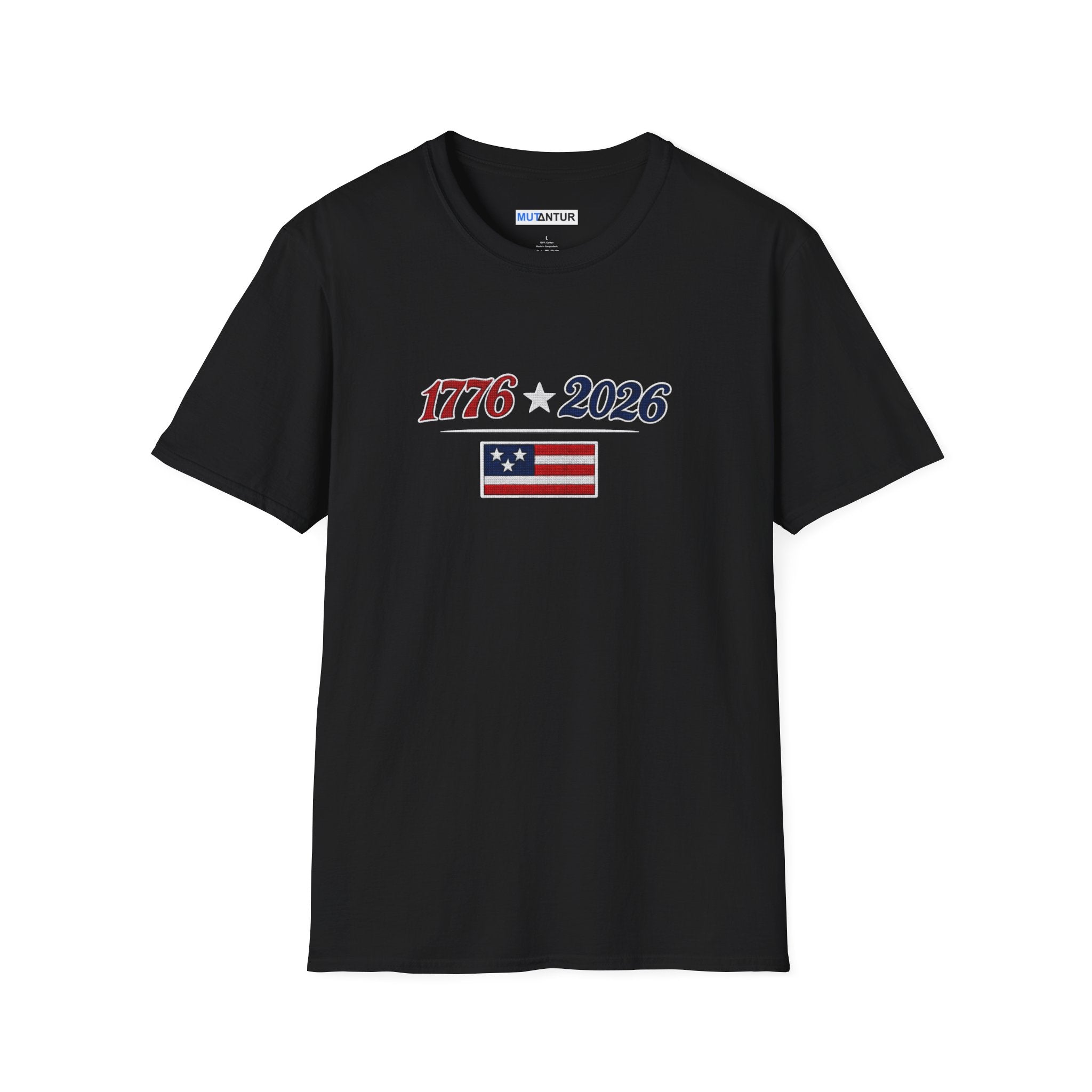 1776–2026 American Flag Anniversary T-Shirt — Patriotic Independence Day Tee - Mutantur Labs LLC