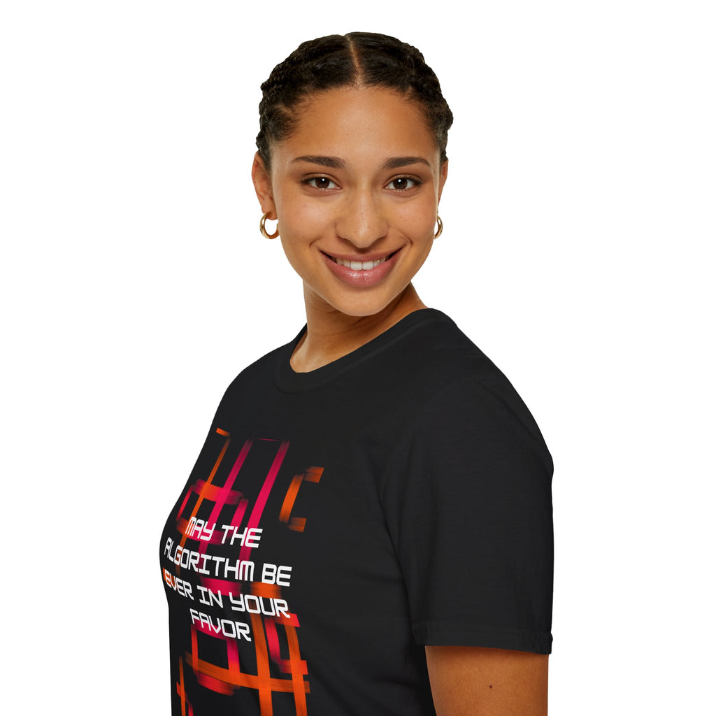 May the Algorithm Be Ever in Your Favor Tech Graphic Tee - Mutantur Labs LLC