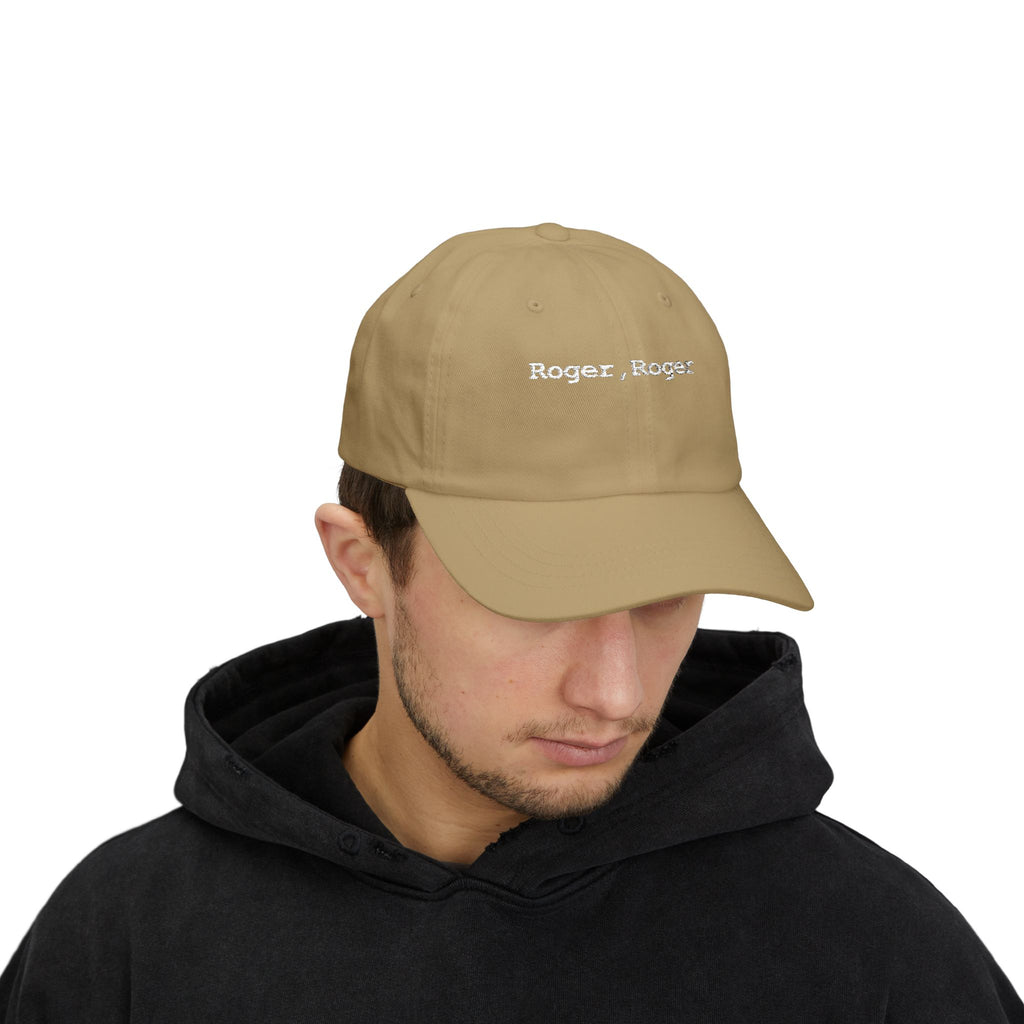 Roger, Roger Dad Cap Embroidered Airplane movie Phrase Baseball Hat - Mutantur Labs LLC