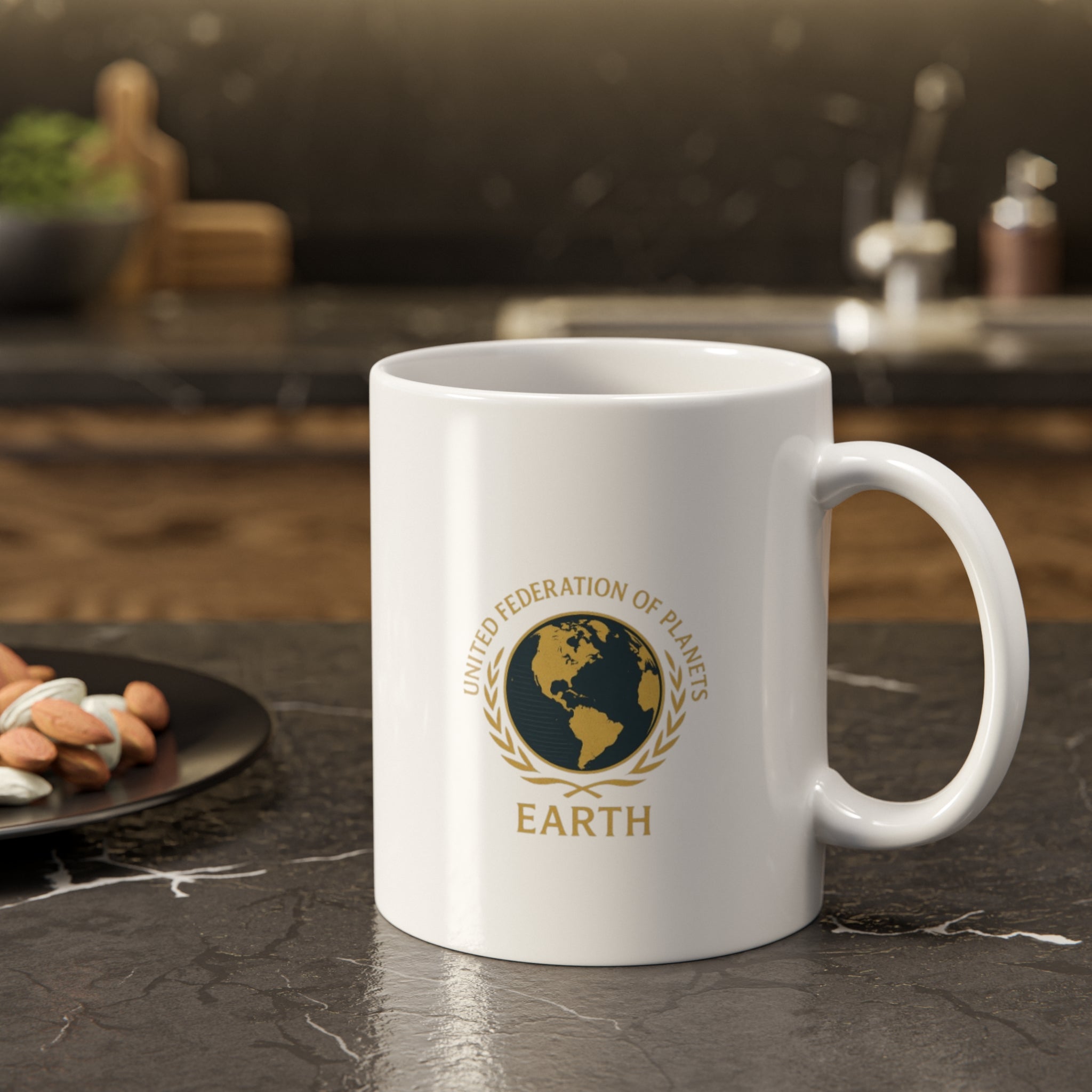 Interstellar Federation Mug — Sci-Fi Inspired Ceramic Coffee Cup - Mutantur Labs LLC