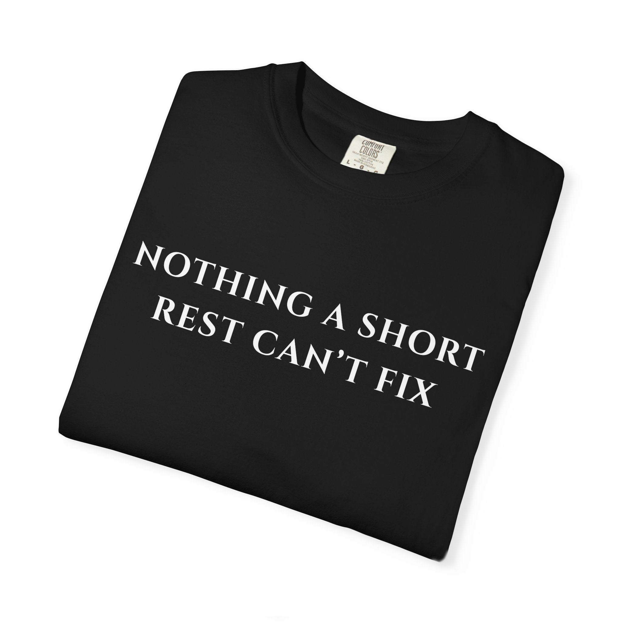 Nothing a Short Rest Can't Fix funny D and D Comfort Colors tee - Mutantur Labs LLC
