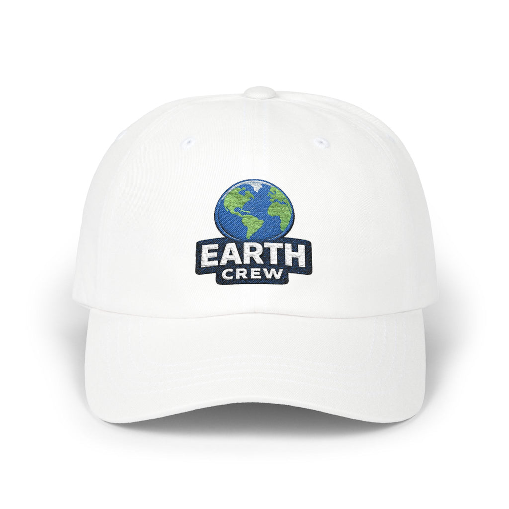 Earth Crew Dad Cap – Embroidered Globe Baseball Hat - Mutantur Labs LLC