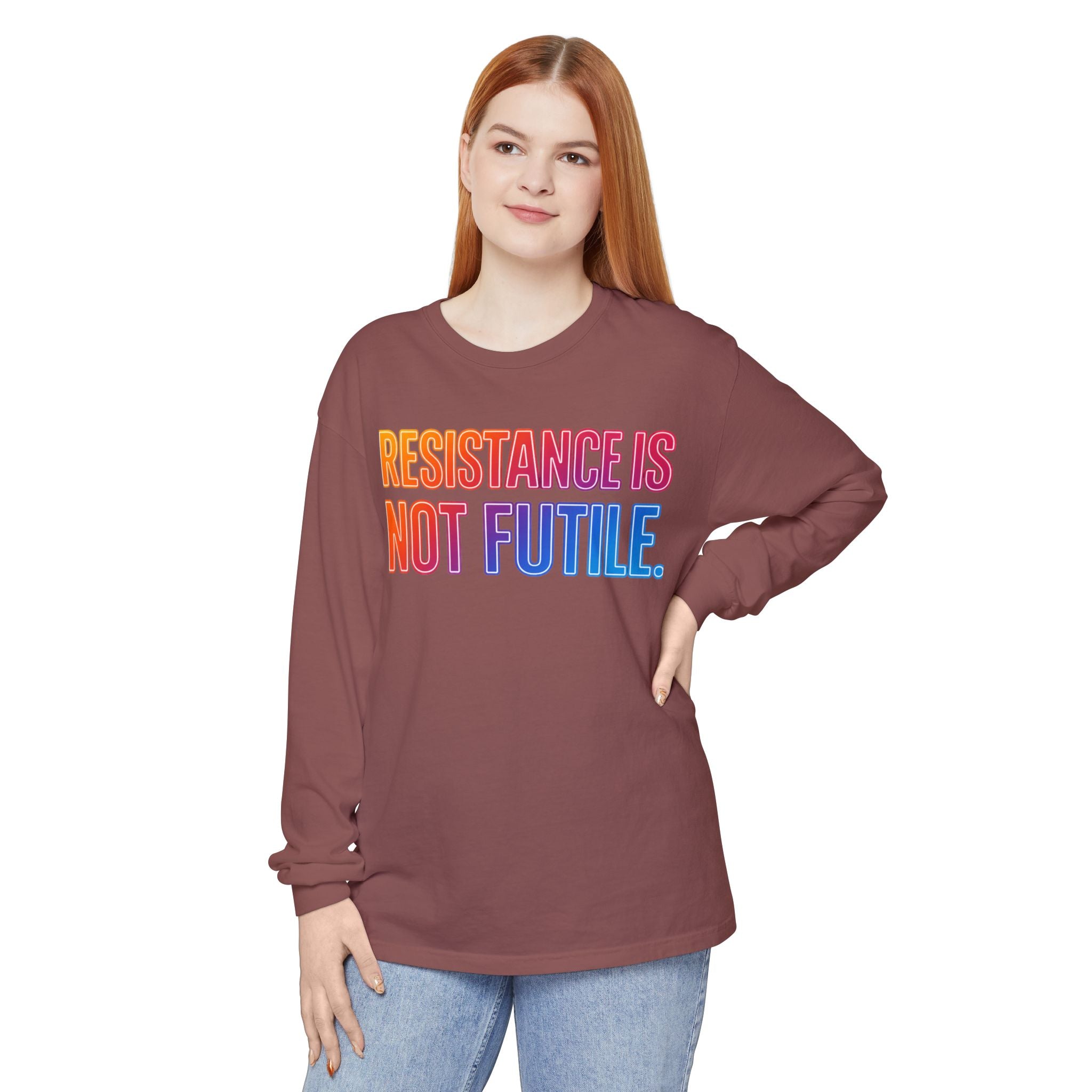 Resistance Is Not Futile Long Sleeve Tee – Rally for Freedom Shirt