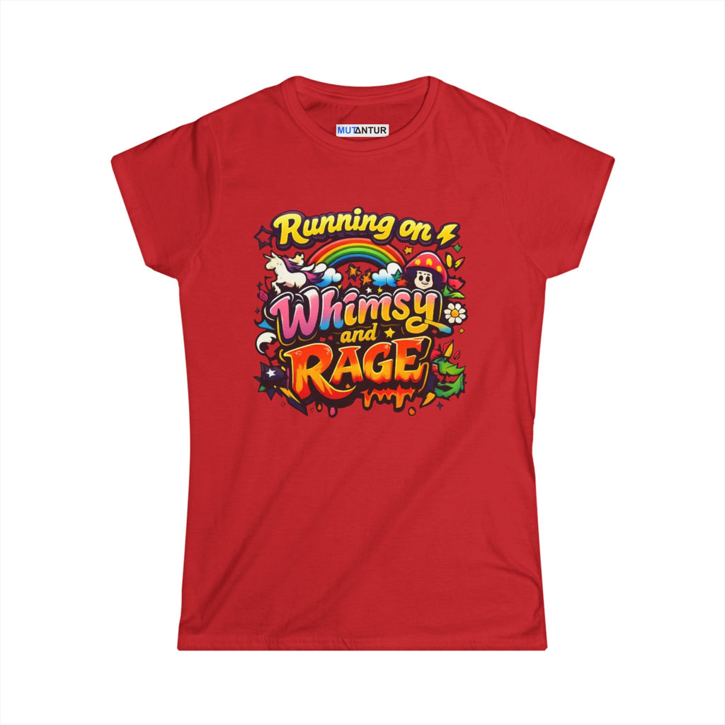 Running on Whimsy and Rage Tee - Mutantur Labs LLC