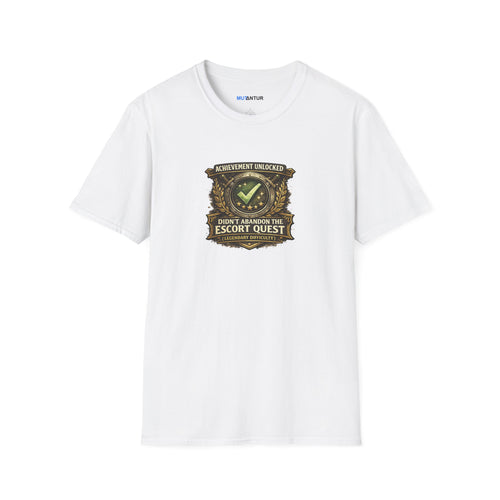"Achievement Unlocked: Didn't Abandon the Escort Quest" Gamer Tee