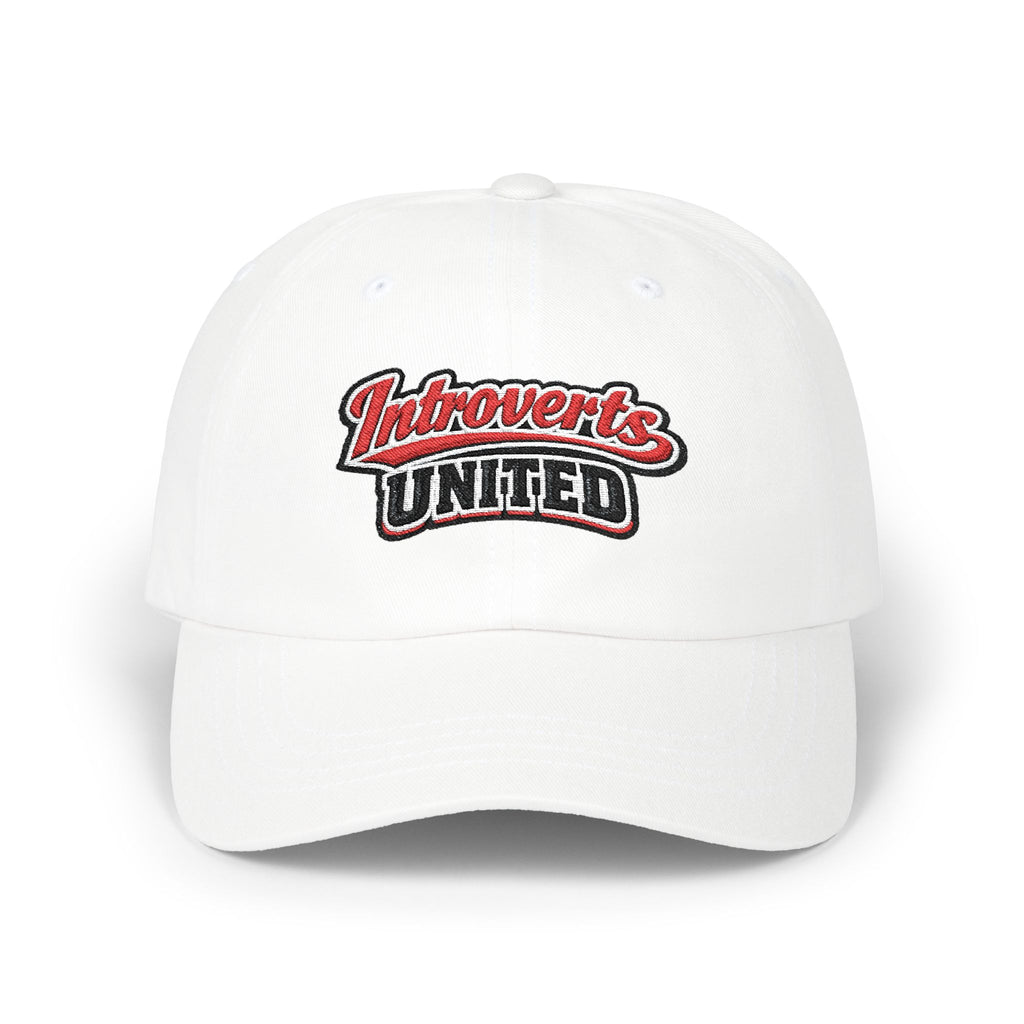 Introverts United Dad Cap | Embroidered Baseball Hat - Mutantur Labs LLC