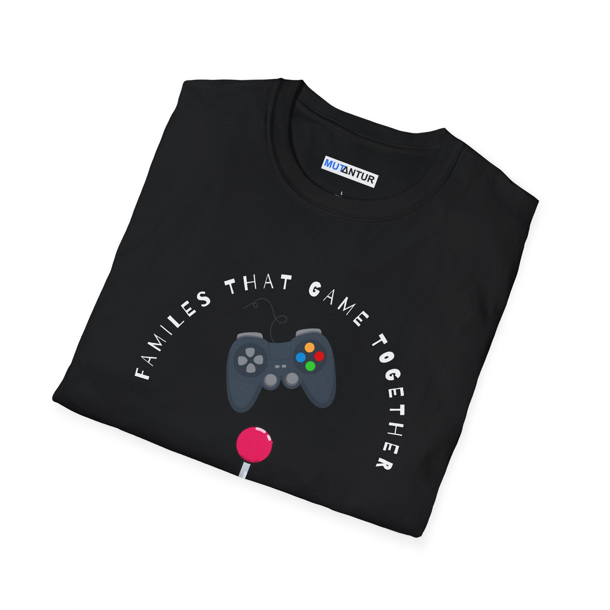 Family That Game Together Stay Together, Gamer Retro Controller Tee - Mutantur Labs LLC