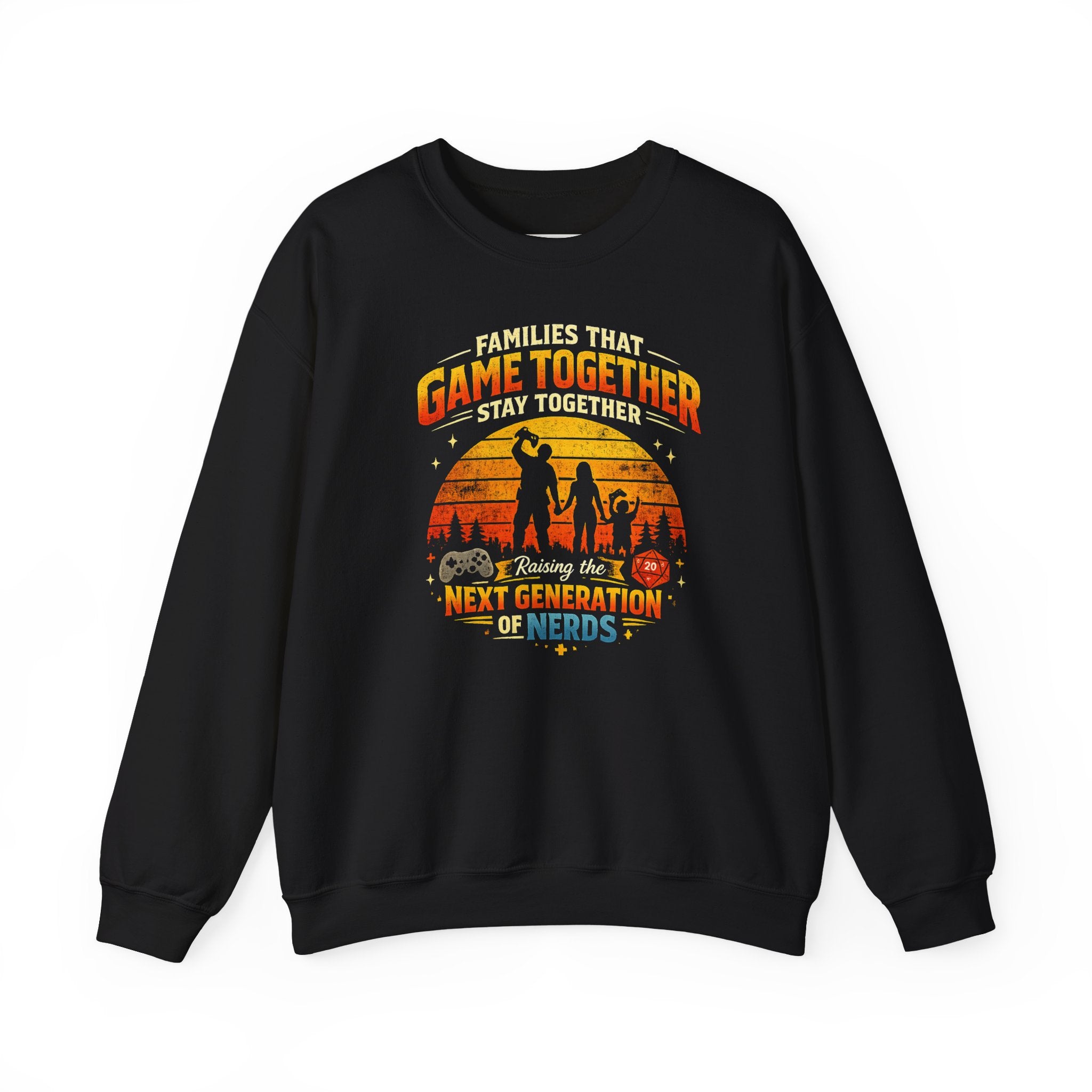 Families That Game Together Stay Together Sweatshirt - Mutantur Labs LLC