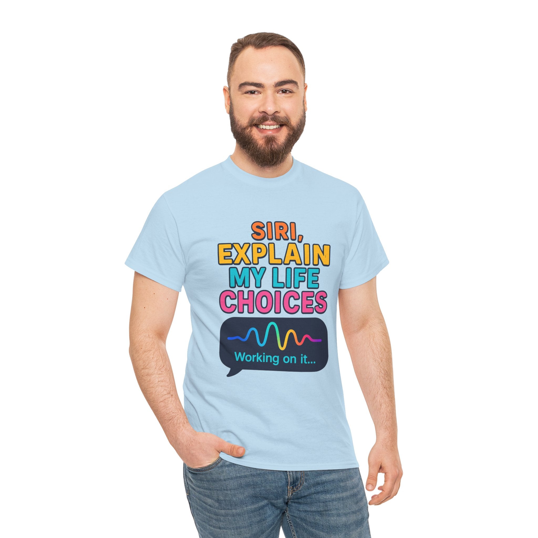 Siri Explain My Life Choices T-Shirt | Funny Tech Quote Tee - Mutantur Labs LLC