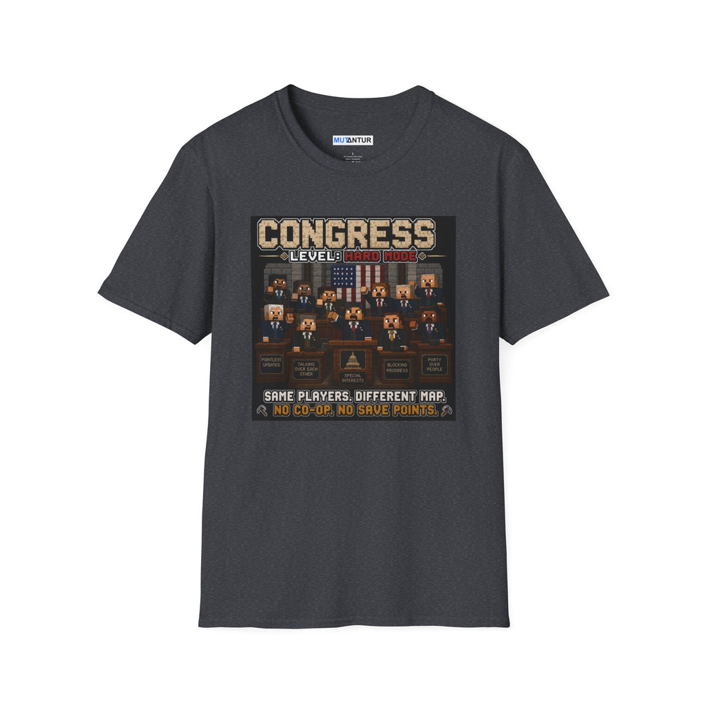 Gre T shirt with Retro-inspired "All Systems Nominal" graphic Congress : Level Hard Same Players Different Msp No Co Op No Save points