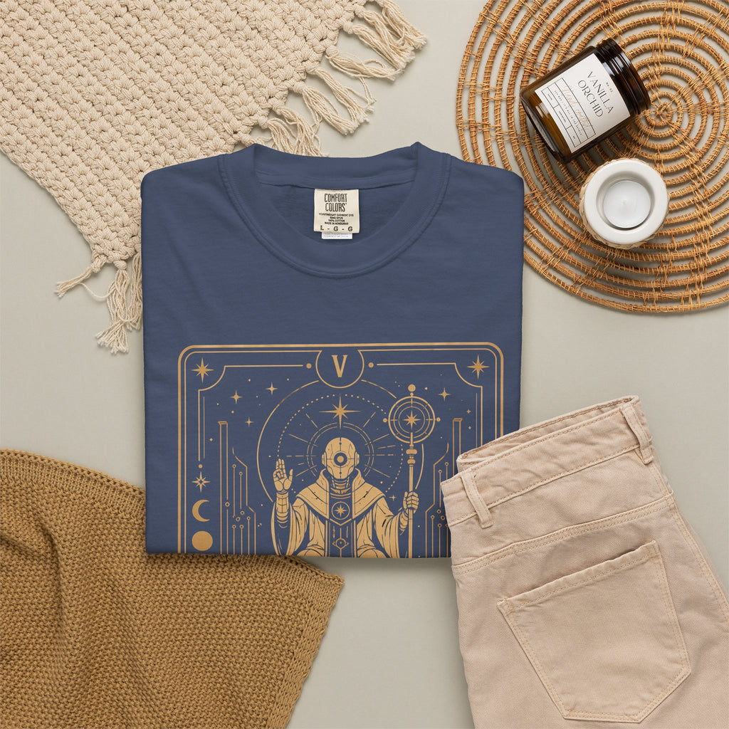 The Hierophant Tarot T-Shirt — Future Arcana Comfort Colors Graphic Tee