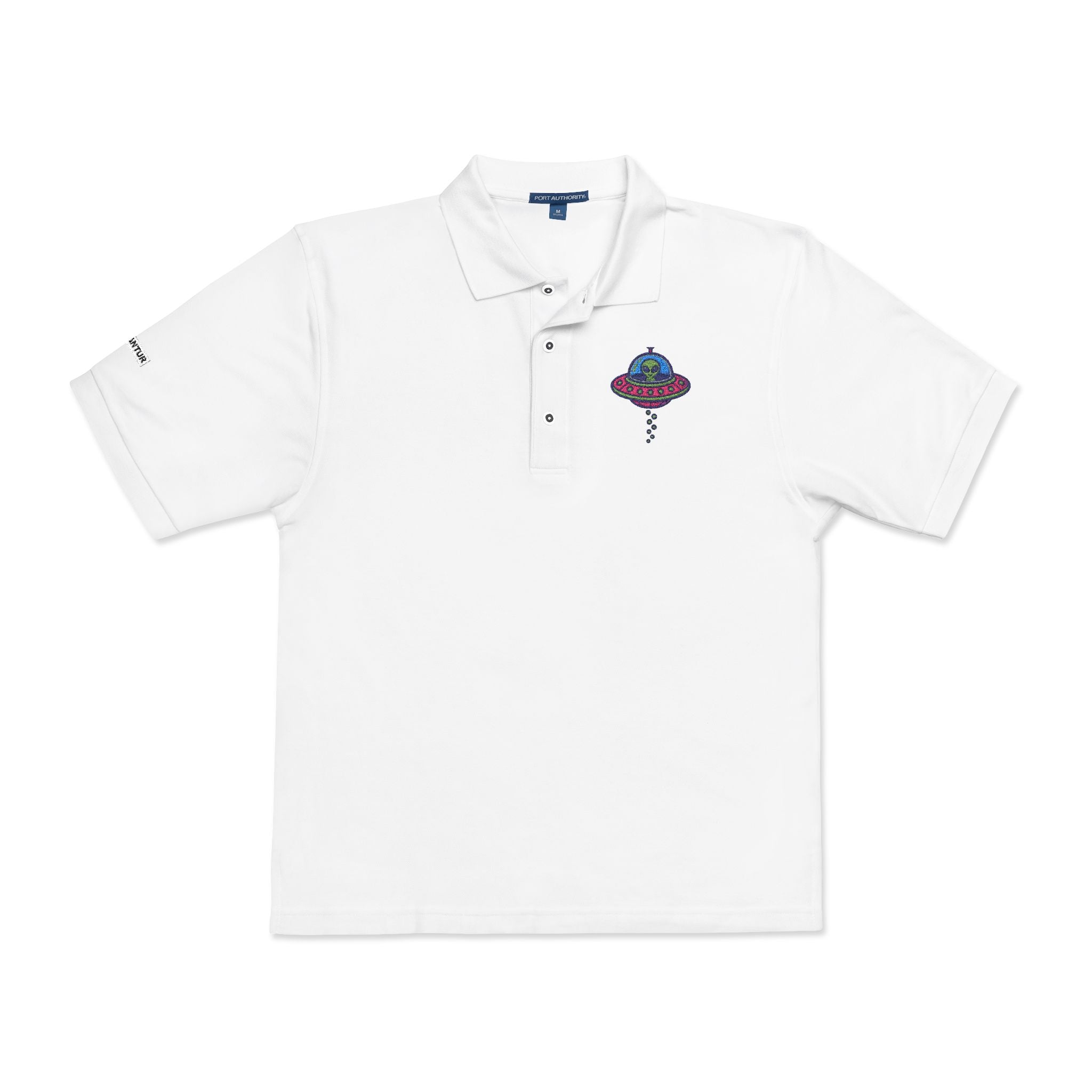 Colorful UFO Embroidered Polo - Mutantur Labs LLC