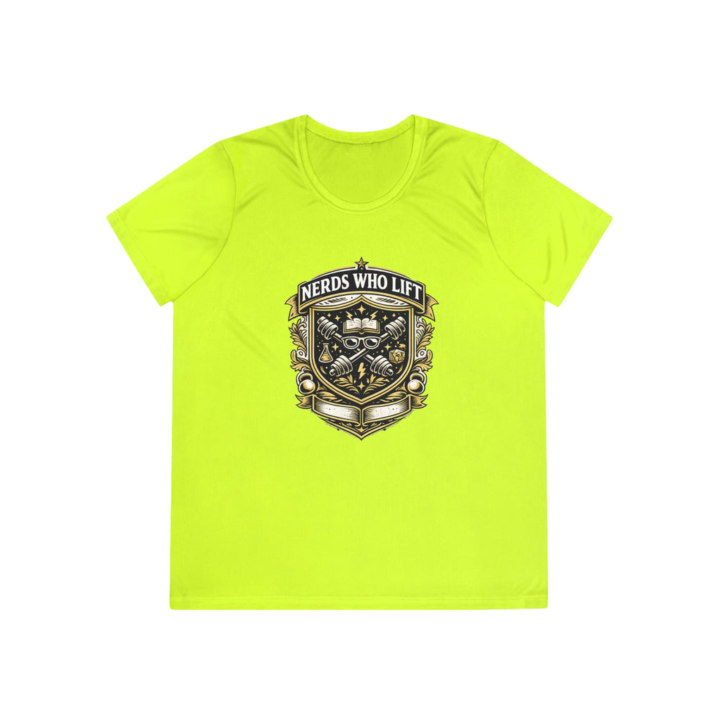 Nerds Who Lift Women’s Moisture Wicking Tee – Lightweight Fitness Nerd Performance Shirt - Mutantur Labs LLC