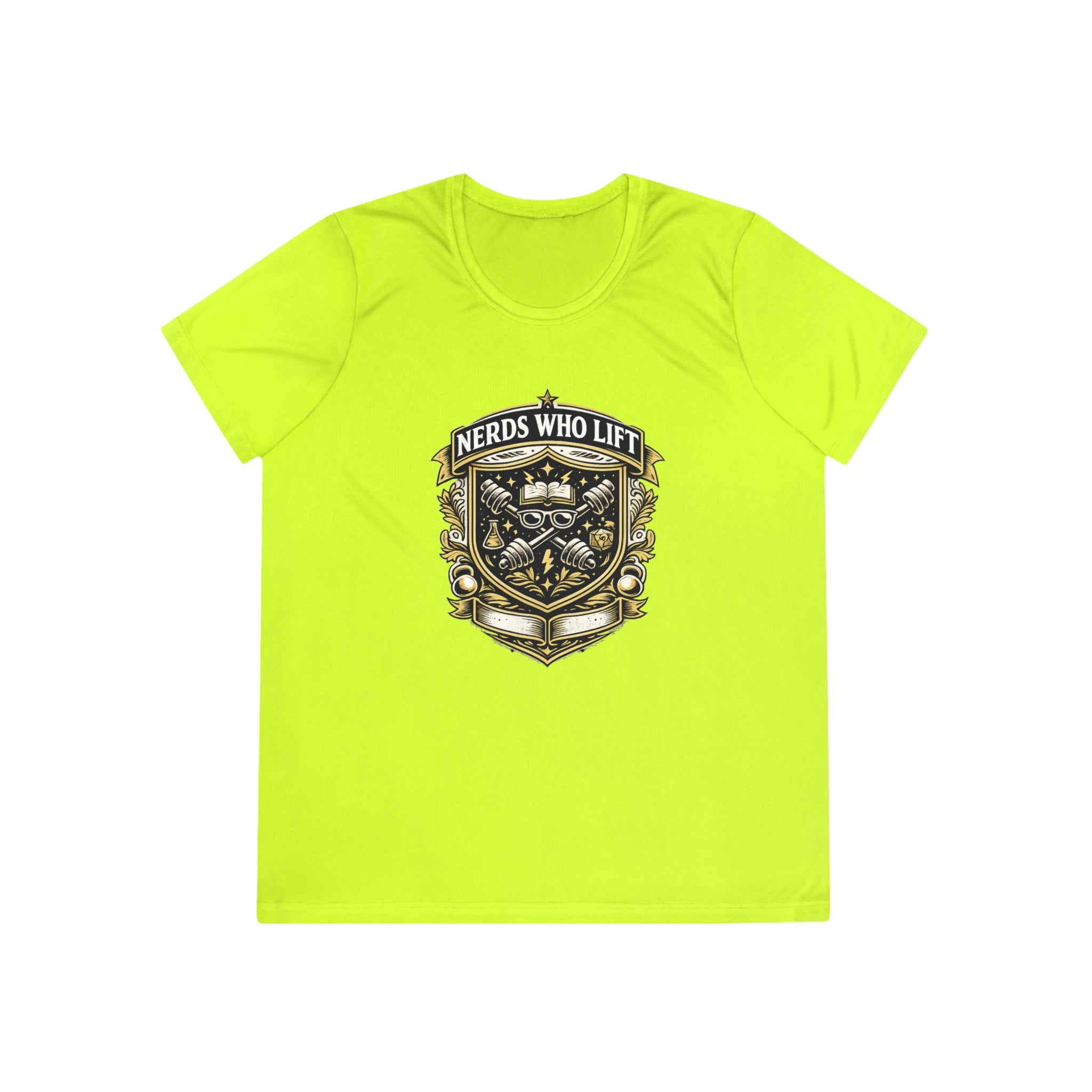 Nerds Who Lift Women’s Moisture Wicking Tee – Lightweight Fitness Nerd Performance Shirt - Mutantur Labs LLC