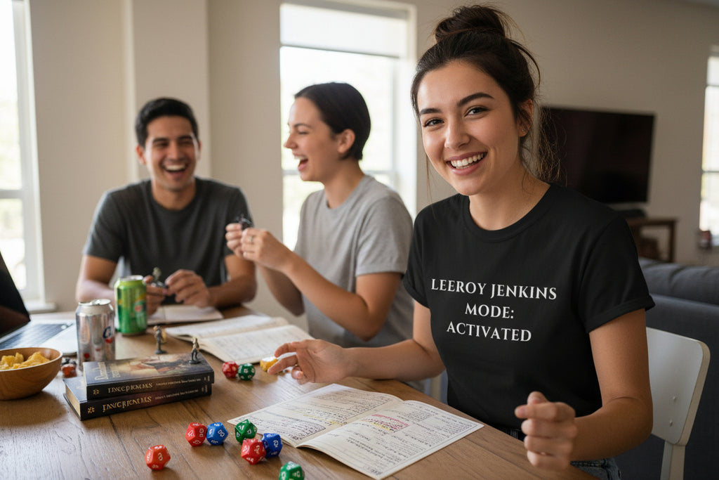Leeroy Jenkins Mode Activated T-Shirt | Funny Gaming Quote Comfort Colors Tee - Mutantur Labs LLC