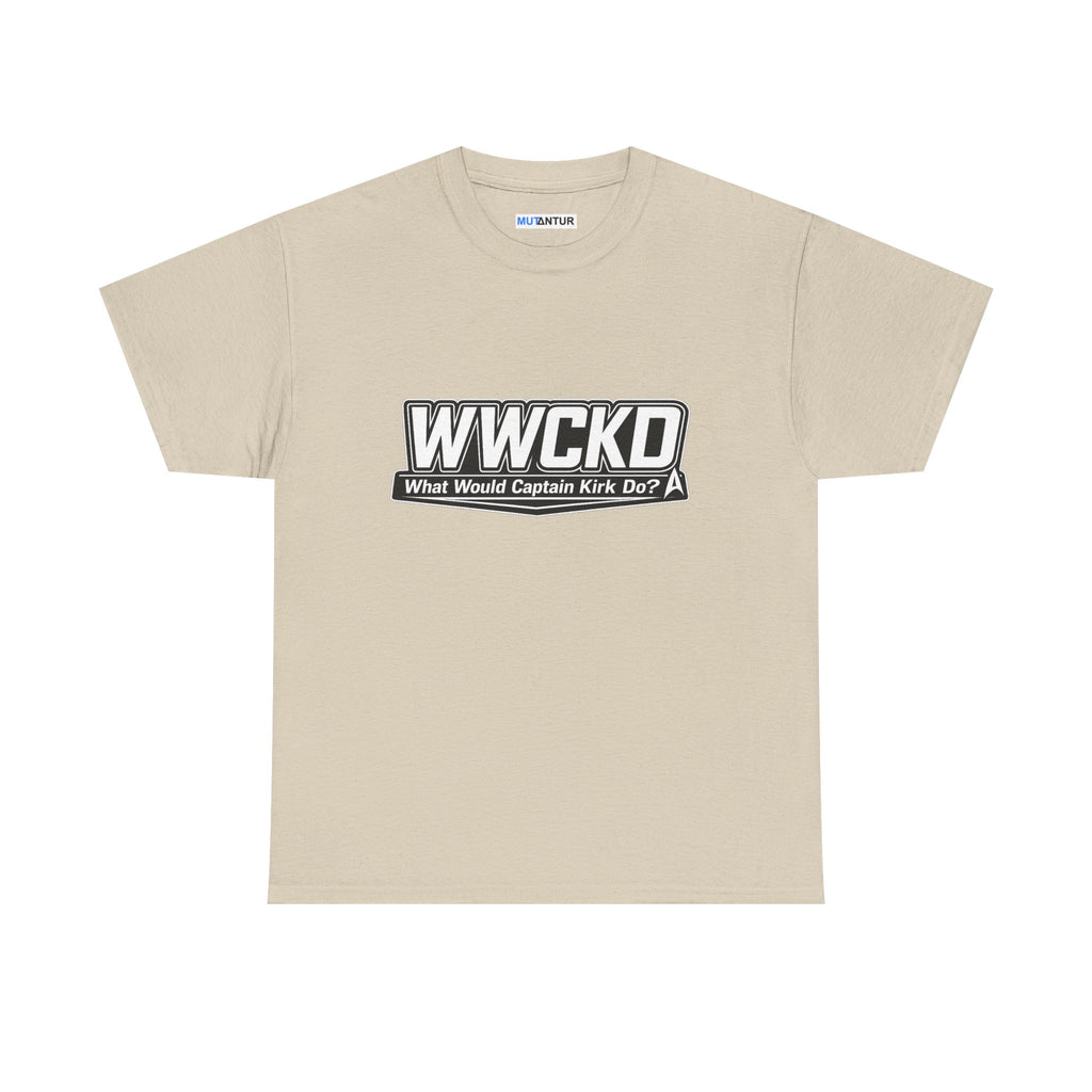 WWCKD T-Shirt | What Would Captain Kirk Do Sci-Fi Tee - Mutantur Labs LLC