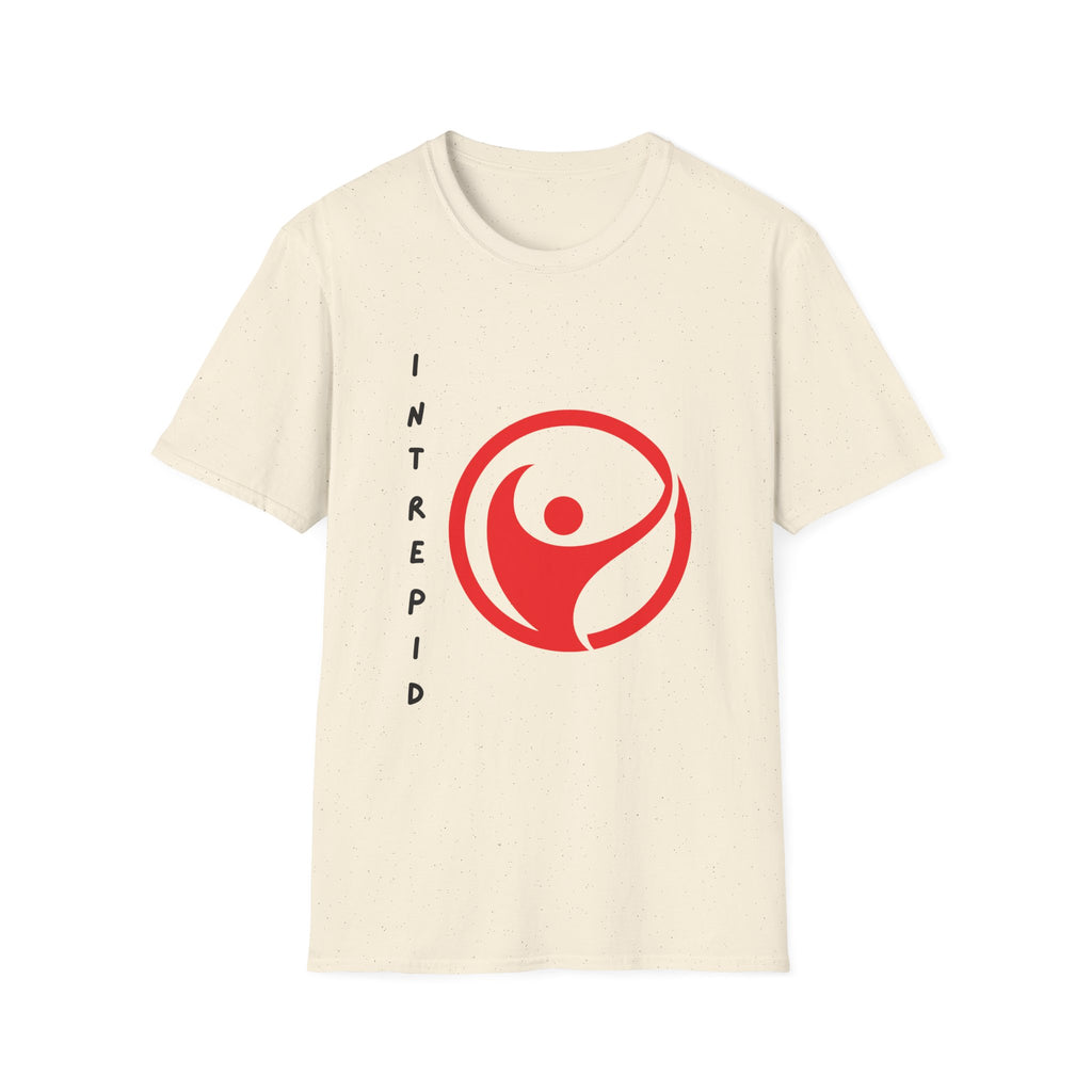 Intrepid Red Human Emblem T-Shirt | Empowerment Graphic Tee - Mutantur Labs LLC