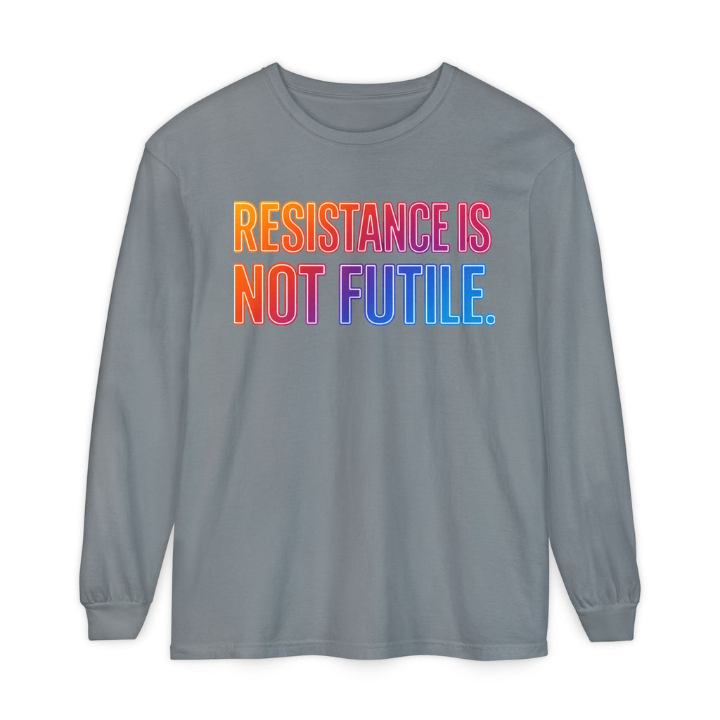 Resistance Is Not Futile Long Sleeve Tee – Rally for Freedom Shirt
