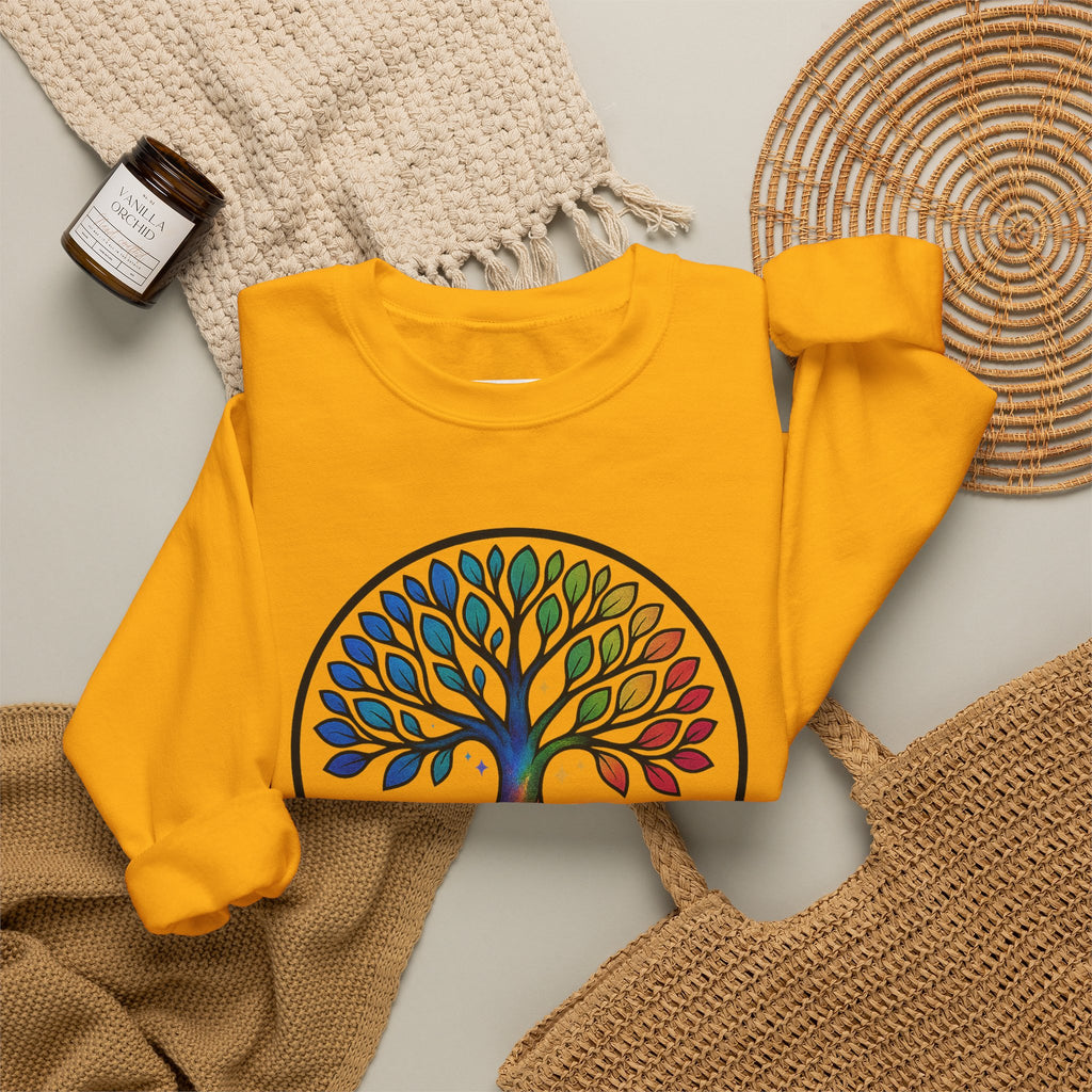 Rainbow Tree of Life Graphic Crewneck sweatshirt